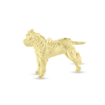 Billede af Tie tack Rottweiler hund  14 kt.