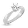 Billede af Ring brillant 0,75 w/vs 14 kt. hvg. 585