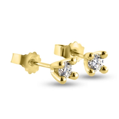 Billede af Dream Delux øreringe 2* 0,12 w/vs. 14 kt. 