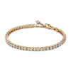 Billede af Pandora Funklende Tennisarmbånd forgyldt metalblanding m. cz (20 cm)