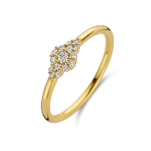 Billede af Spirit Icons Ascot ring small 14kt. guld med 0,15 ct w/vs diamanter (str. 48) Billede af Spirit Icons Ascot ring small 14kt. guld med 0,15 ct w/vs diamanter (str. 48)