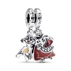 Billede af Pandora DISNEY Løvernes Konge Timon og Pumbaa charm sølv m. emalje
