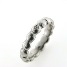 Billede af Ring kugler hele vejen rundt, massiv, str. -59. isat brill. 0,03 w/pi. 925 s.