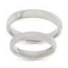 Billede af Vielses & Forlovelses ringe,oval profil 3,9 * 1,8 mm. blank 925 s.