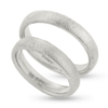 Billede af Vielses & Forlovelses ringe,oval profil 3,9 * 1,8 mm. blank 925 s.