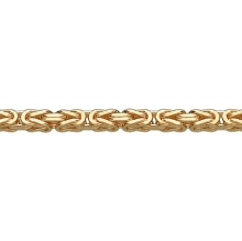 Billede af Armbånd kongekæde 14kt bredde 2,80mm 21cm