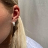 Billede af Aqua Dulce New Fanny øreringe sølv