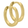 Billede af Aqua Dulce Maren creoler forgyldt sølv (13 mm)