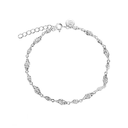 Billede af Aqua Dulce Mila armbånd sølv (17 + 3 cm)