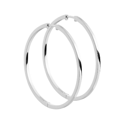 Billede af Aqua Dulce Margot creoler sølv (35 mm)