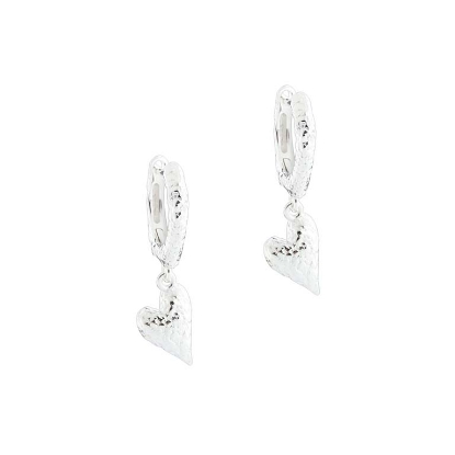 Billede af Aqua Dulce Love Me øreringe sølv