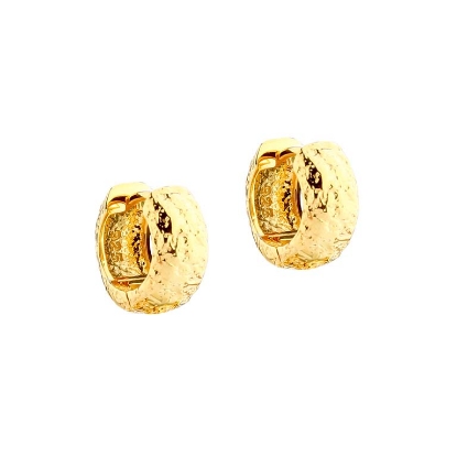 Billede af *Aqua Dulce Love Me Small Hoops øreringe forgyldt sølv