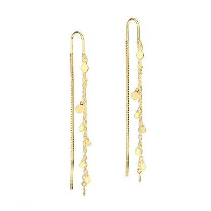 Billede af Aqua Dulce Elegant øreringe forgyldt sølv