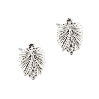 Billede af *Aqua Dulce Koi Big Leaf øreringe sølv