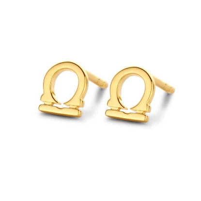 Billede af Spirit Icons stjernetegn ørestikker "Vægten" sølv forg