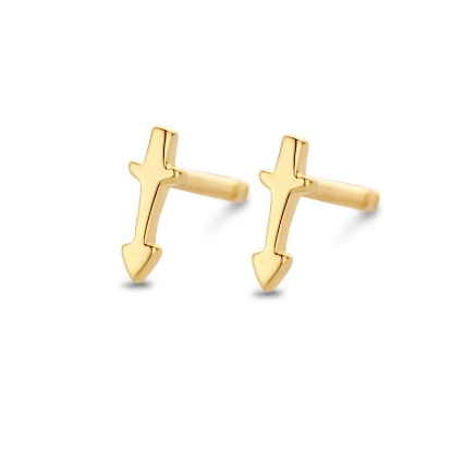 Billede af Spirit Icons stjernetegn ørestikker "Skytten" sølv forg