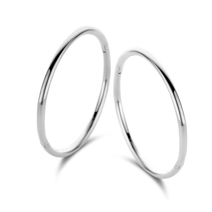 Billede af *Spirit Icons Imagine medium hoops 14 kt. hvg.