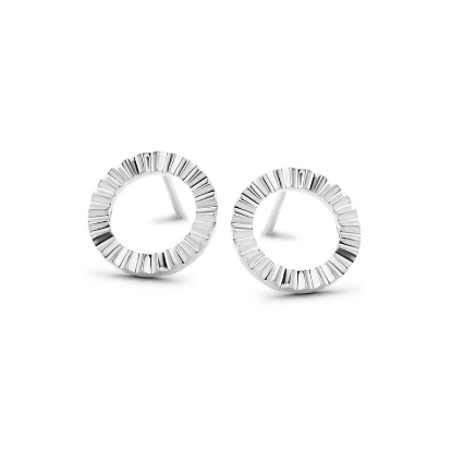 Billede af Spirit Icons Peak ørestikker 14 karat hvidguld  