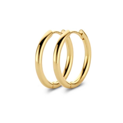 Billede af Spirit Icons Balance (S) hoops forgyldt sølv 14mm