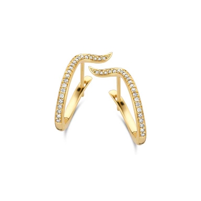 Billede af Spirit Icons Prestige øreringe 14 karat guld 0,21ct. w/vs