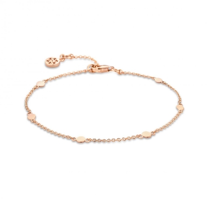 Billede af Spirit Icons Obsession armbånd sølv rosaforgyldt med coins 17+2 cm