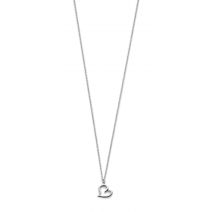 Billede af Spirit Icons Youth halskæde sølv hjerte (45 cm)