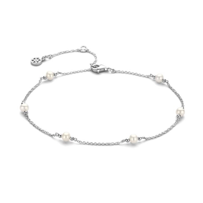 Billede af Spirit Icons Athena ankelkæde sølv m. fvp. (23-27cm)