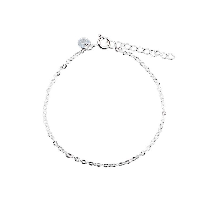 Billede af Aqua Dulce Fancy armbånd sølv (17 + 3 cm)