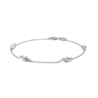 Billede af *Studio Z "Acorn" armbånd sølv (17-18,5 cm)
