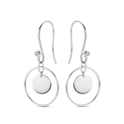 Billede af Spirit Icons Alicia Hanger øreringe sølv m. cz