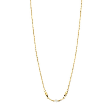 Billede af Spirit Icons Cornelia Petit halskæde forgyldt sølv m. fvp (38-40 cm)