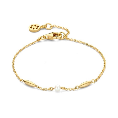 Billede af Spirit Icons Cornelia Petit armbånd forgyldt sølv m. fvp (14-16 cm)