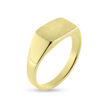 Billede af Herrering massiv lukket bund