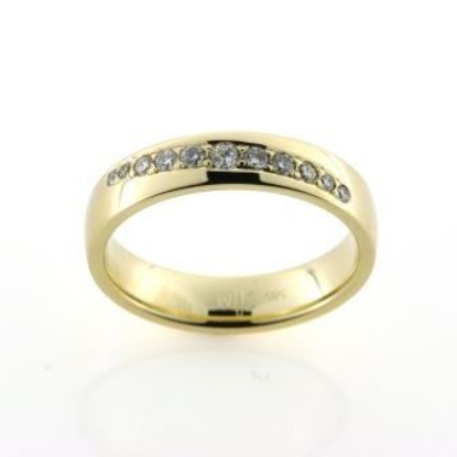 Billede af Ring 11 brill. a 1*0,05- 4*0,03- 2*0,02- 4*0,01 ct. w/vs. 14 kt.