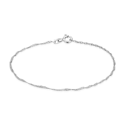 Billede af Armlænke Singapore 1,50 mm. 925s 18,5 cm.