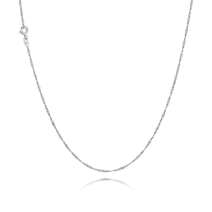 Billede af Halskæde Singapore 1,50 mm. 925s 45 cm