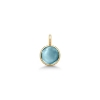 Billede af Julie Sandlau Little Prime Ice Blue vedhæng forgyldt sølv m. isblå krystal
