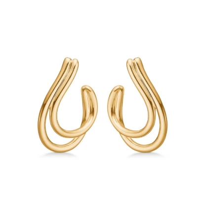 Billede af *Mads Z "Mira" øreringe 14 kt. guld