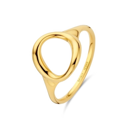 Billede af Spirit Icons Aurora ring 14 karat guld (str. 49)