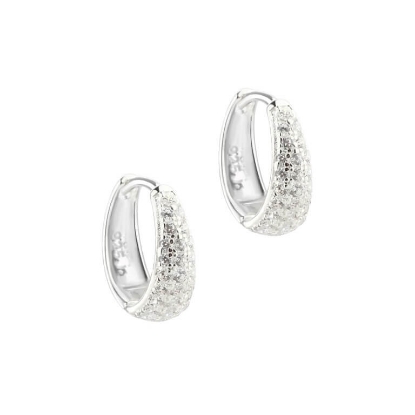 Billede af Aqua Dulce Darling Emma Small øreringe sølv m. cz