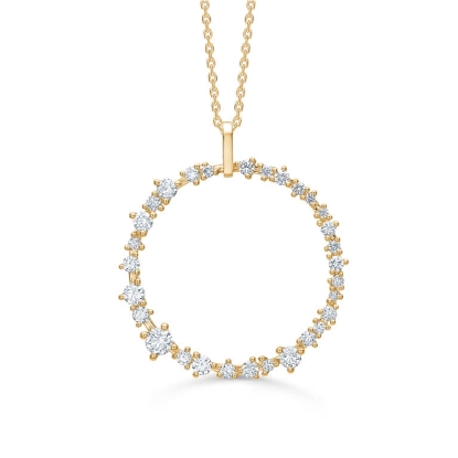 Billede af Mads Z "Lucia" vedhæng 14 kt. guld m. 1,00 ct. w/si (ekskl. kæde)