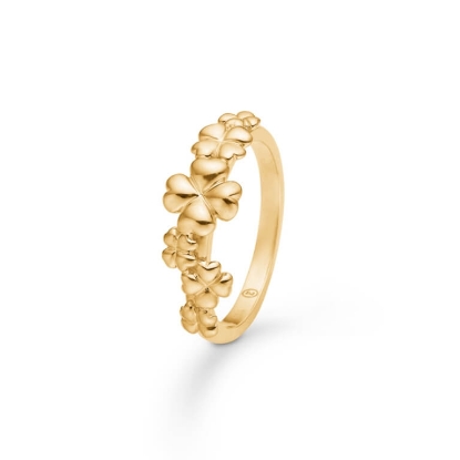 Billede af Mads Z "Clover Love" ring 14 kt. guld (str. 50-60)