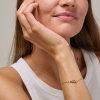 Billede af ENAMEL Copenhagen Trinity armbånd forgyldt sølv (15+3 cm)