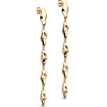 Billede af *ENAMEL Copenhagen India øreringe forgyldt sølv