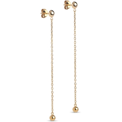 Billede af *ENAMEL Copenhagen Balloon øreringe forgyldt sølv