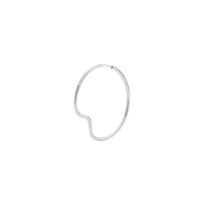 Billede af Maria Black 'Copenhagen' hoop sølv (35 mm)