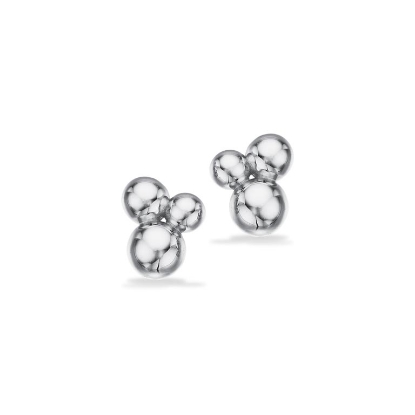 Billede af Øreringe kugler sølv pt.