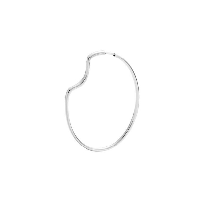 Billede af Maria Black 'Copenhagen' hoop sølv (50 mm)