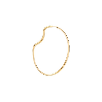 Billede af Maria Black 'Copenhagen' hoop forgyldt sølv (50 mm)