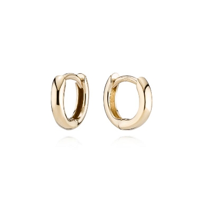 Billede af Knækcreol øreringe 2,2 mm. 10,5 mm. 8kt.